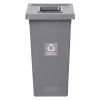 723-05 - Kosz do segregacji FIT BIN 75L szary ODPADY ZMIESZANE
